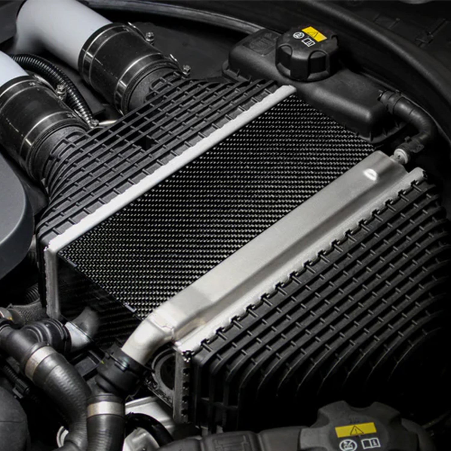 Carbonex BMW S55 Carbon Charge Cooler Cover - Gloss