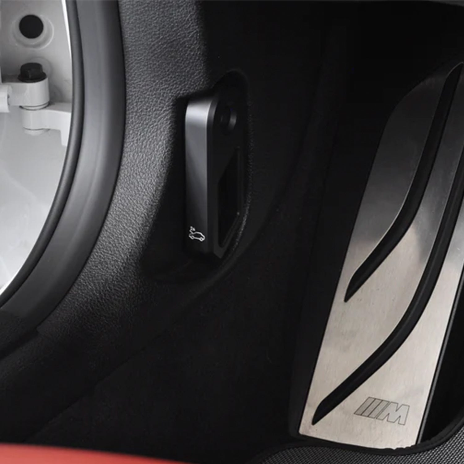Carbonex Bonnet Hood Latch Handle In Black For BMW F Series