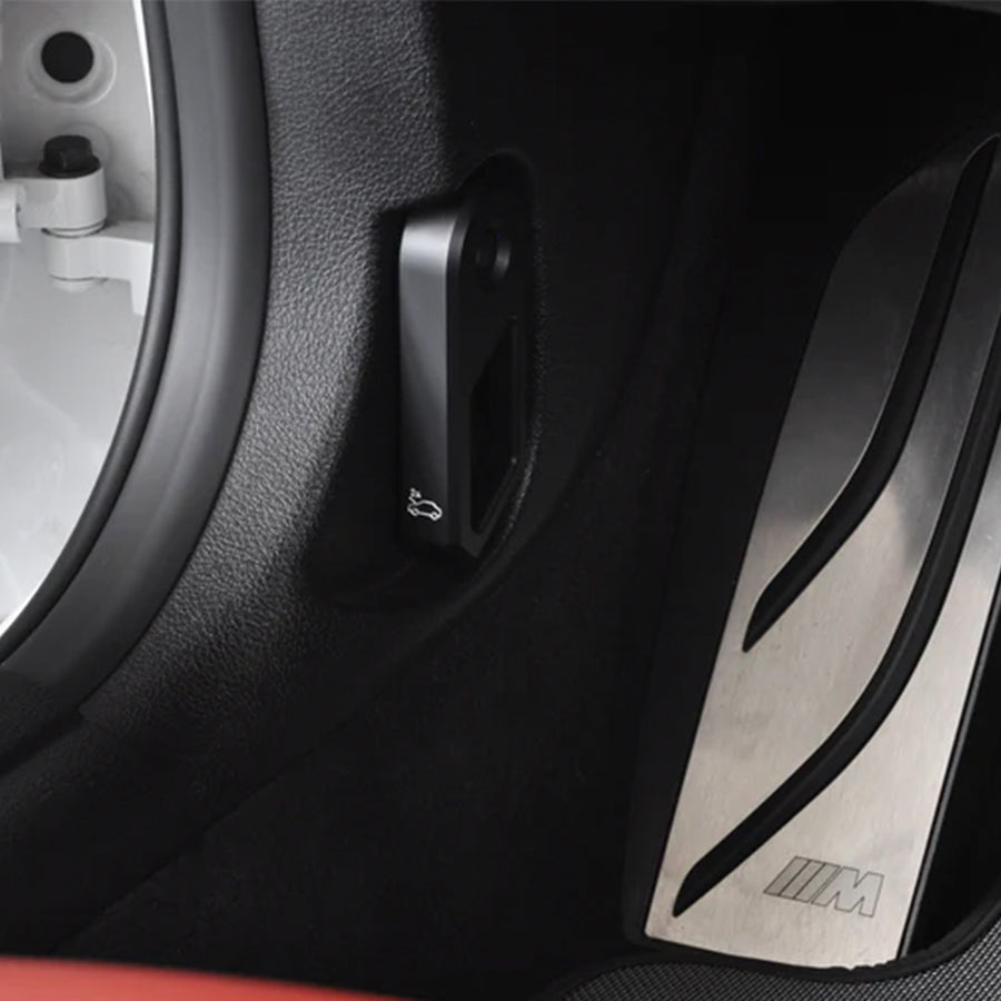 Carbonex Bonnet Hood Latch Handle In Black For BMW F Series