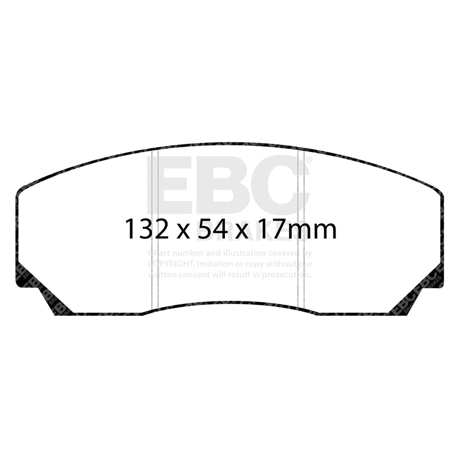 EBC Yellowstuff Apollo-4 300/330/355mm Big Brake Kit Replacement Brake Pads DP4002R