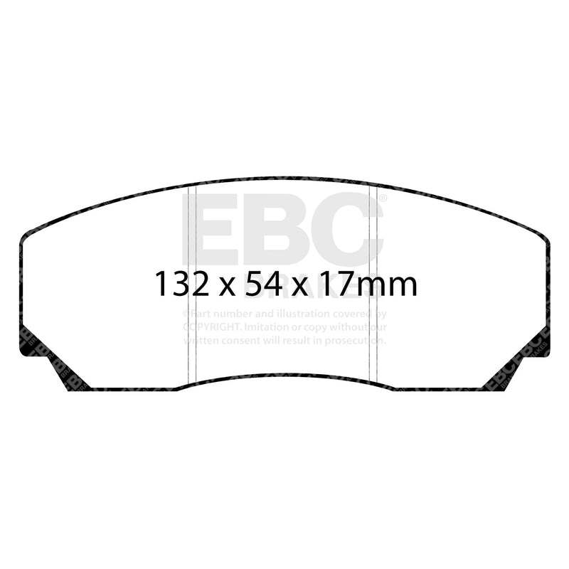 EBC Bluestuff Apollo-4 300/330/355mm Big Brake Kit Replacement Brake Pads DP5002NDX