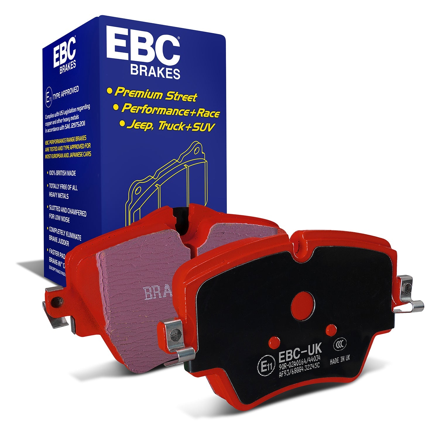 EBC Redstuff Front Brake Pads DP32245C for BMW F40 1 Series, F44/G42 2 Series, G20/G21 3 Series, G22-G26 4 Series, G30/G31 5 Series, F48 X1, F39 X2 & 7 more