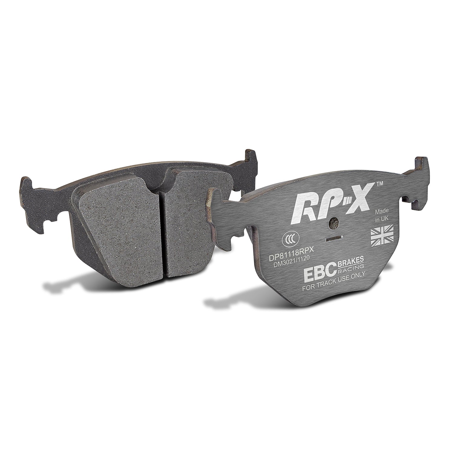 EBC Racing RP-X Rear Brake Pads DP81118RPX for BMW E46 3 Series, E38 7 Series, E83 X3, M3, Z4M, Alpina E46 B3