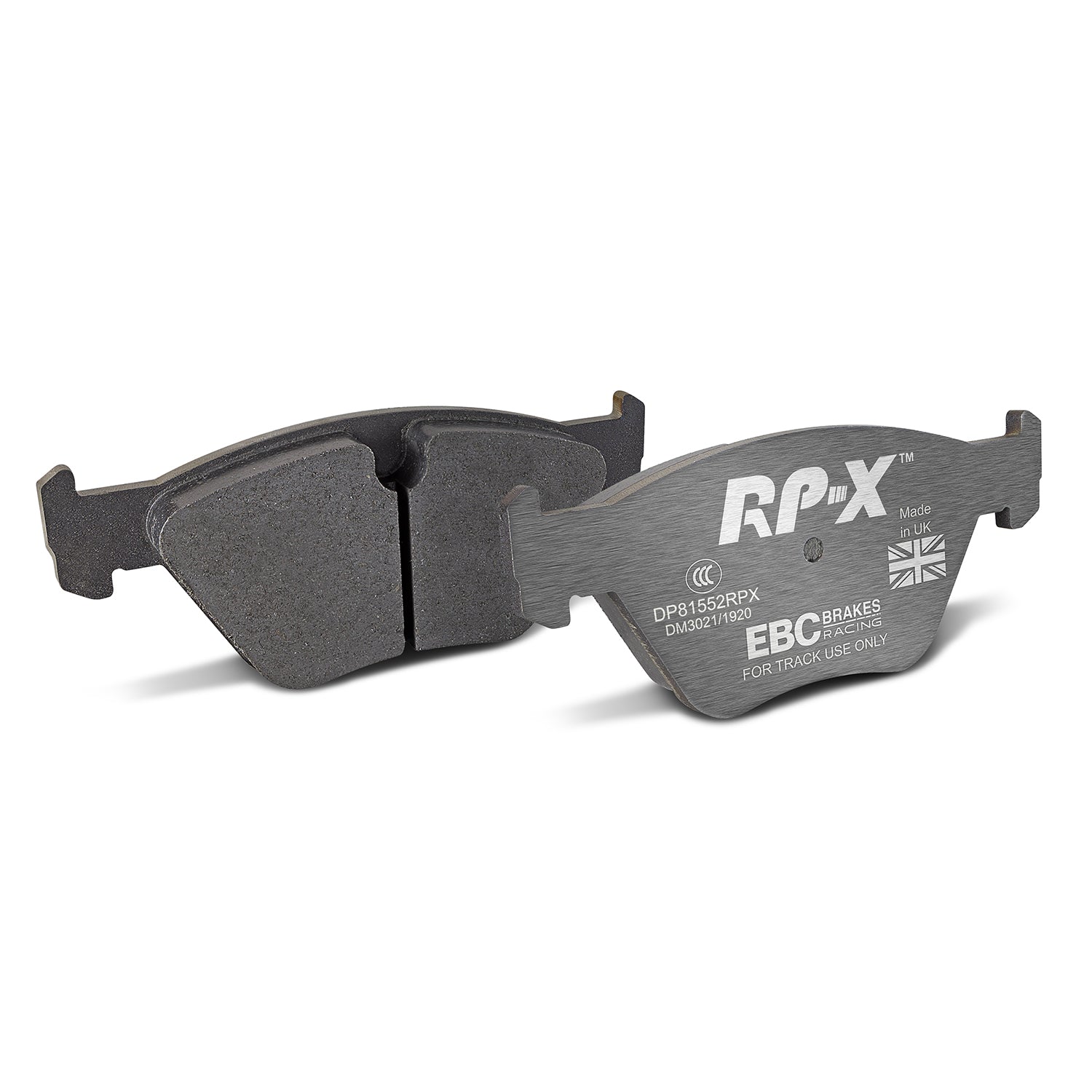 EBC Racing RP-X Front Brake Pads DP81552RPX for BMW E46 3 Series, E34/E39 5 Series, E83 X3, Z4, Alpina E46 B3, Alpina E39 D10