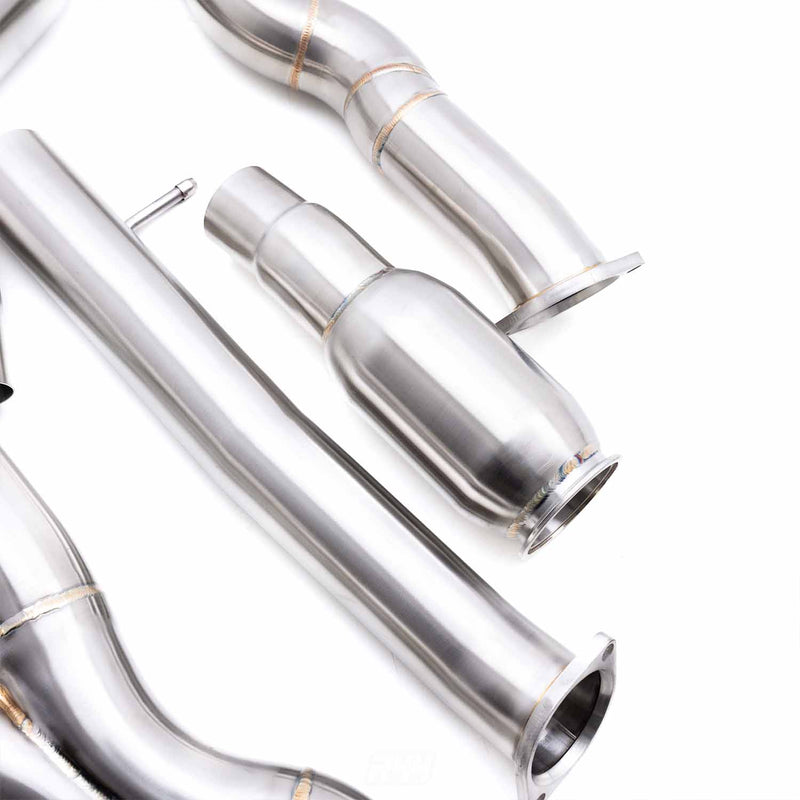 Deep Tone Industries BMW F87 M2 Competition Resonated Equal Length Midpipe (2018-2021)