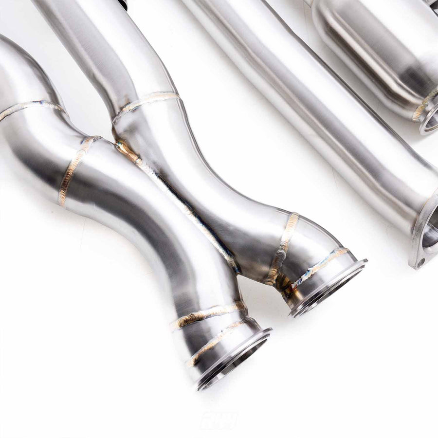 Deep Tone Industries BMW F87 M2 Competition Resonated Equal Length Midpipe (2018-2021)
