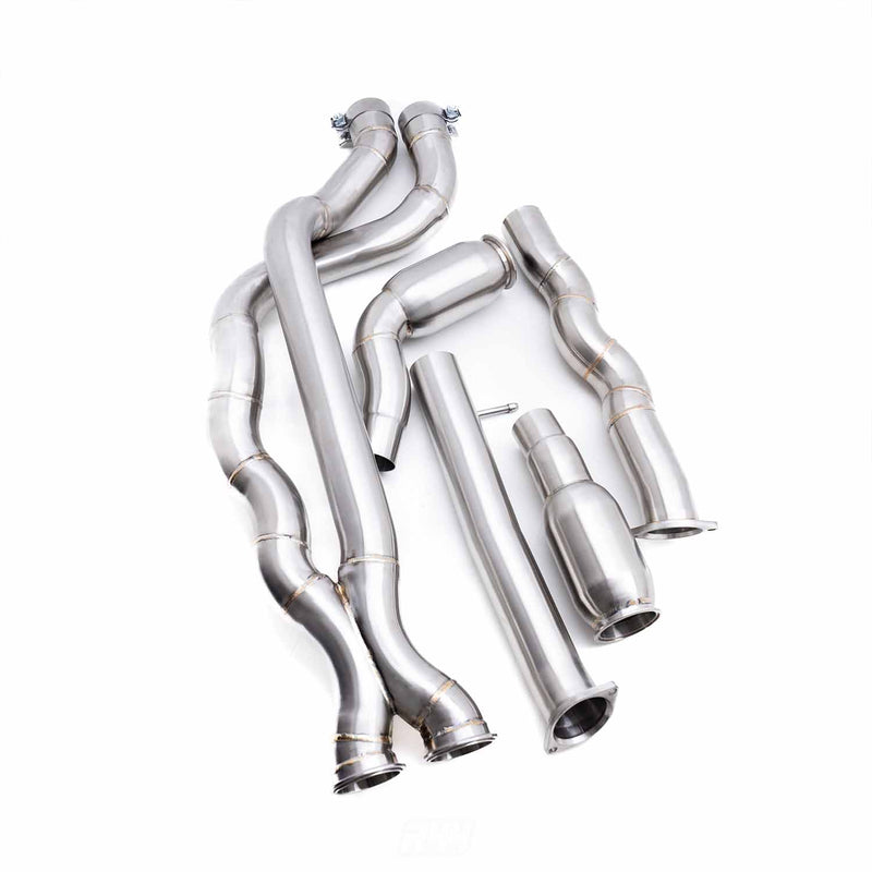 Deep Tone Industries BMW F87 M2 Competition Resonated Equal Length Midpipe (2018-2021)