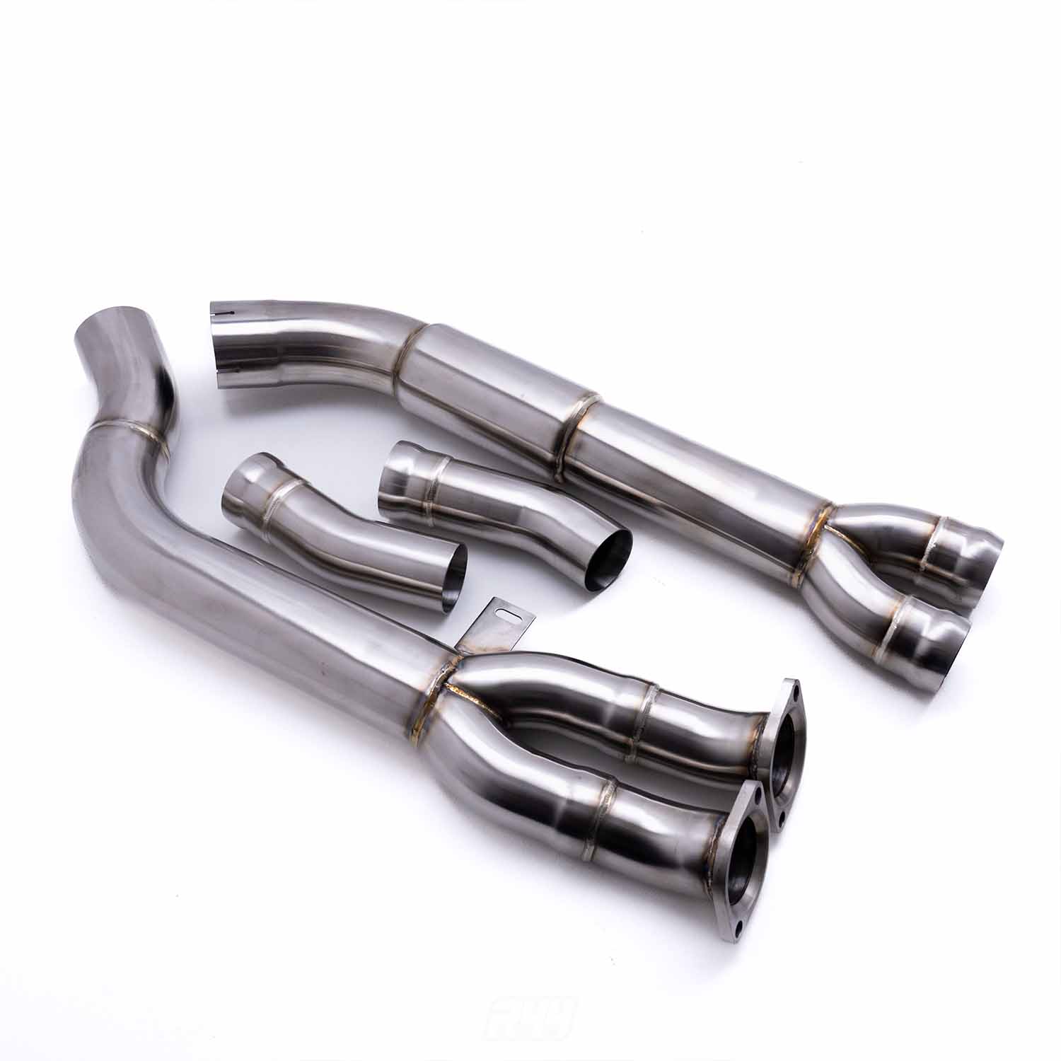 Deep Tone Industries BMW F97 X3M & F98 X4M Pre-LCI Resonated Wide Single Midpipe (2019-2021)
