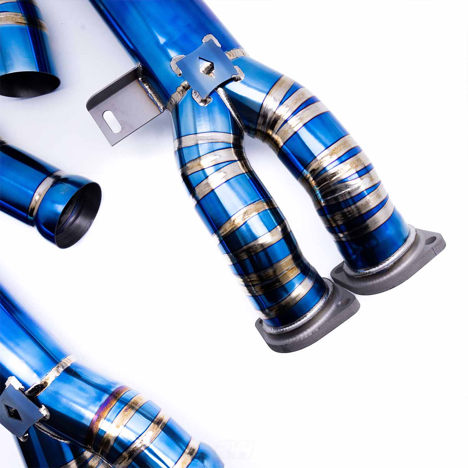 Deep Tone Industries BMW F97 X3M & F98 X4M Pre-LCI Titanium Single Midpipe (2019-2021)