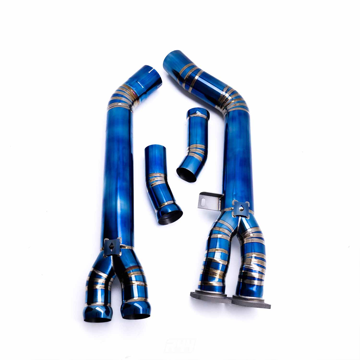 Deep Tone Industries BMW F97 X3M & F98 X4M Pre-LCI Titanium Single Midpipe (2019-2021)