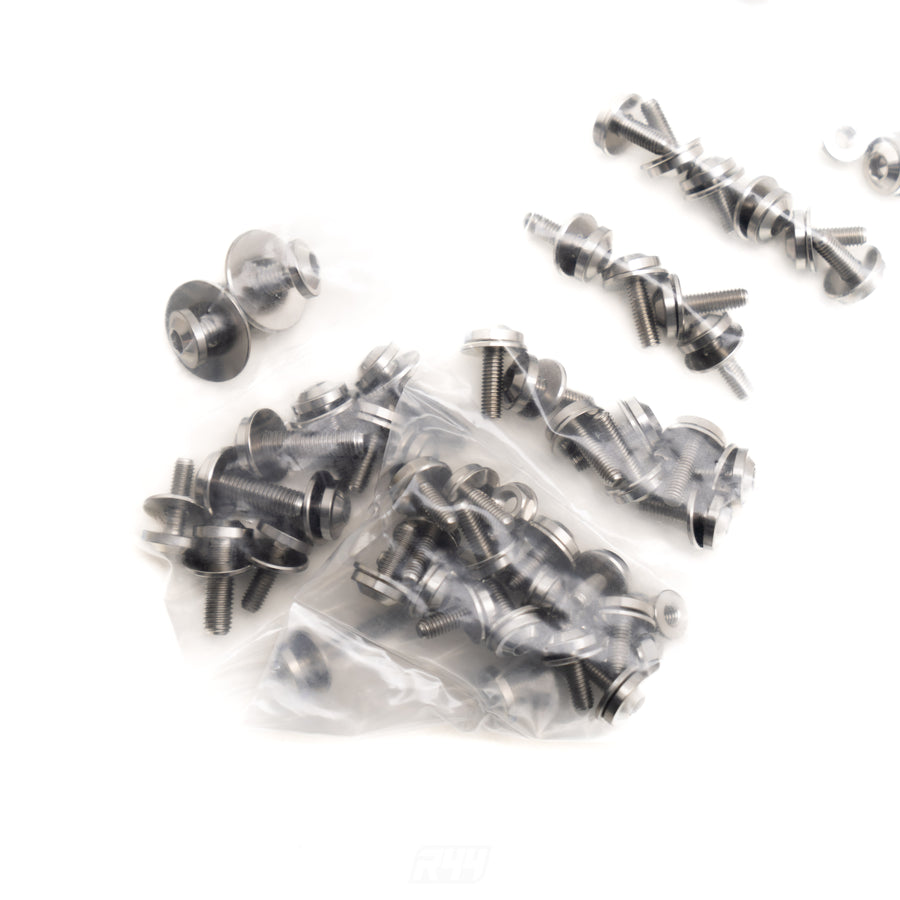 Downstar Inc BMW F80 M3, F82/F83 M4 & F87 M2 Competition S55 Low Profile Billet Engine Dress Up Kit In Silver