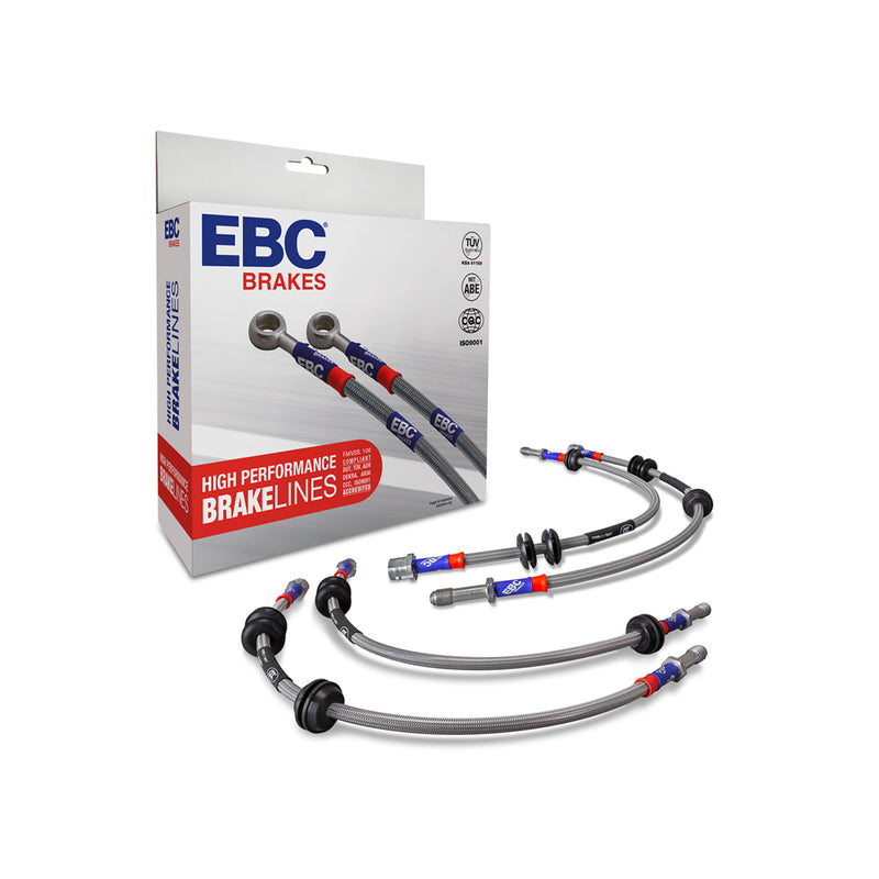 EBC Volkswagen Golf R Mk8 Steel Braided Brake Lines Set BLA1993-4L