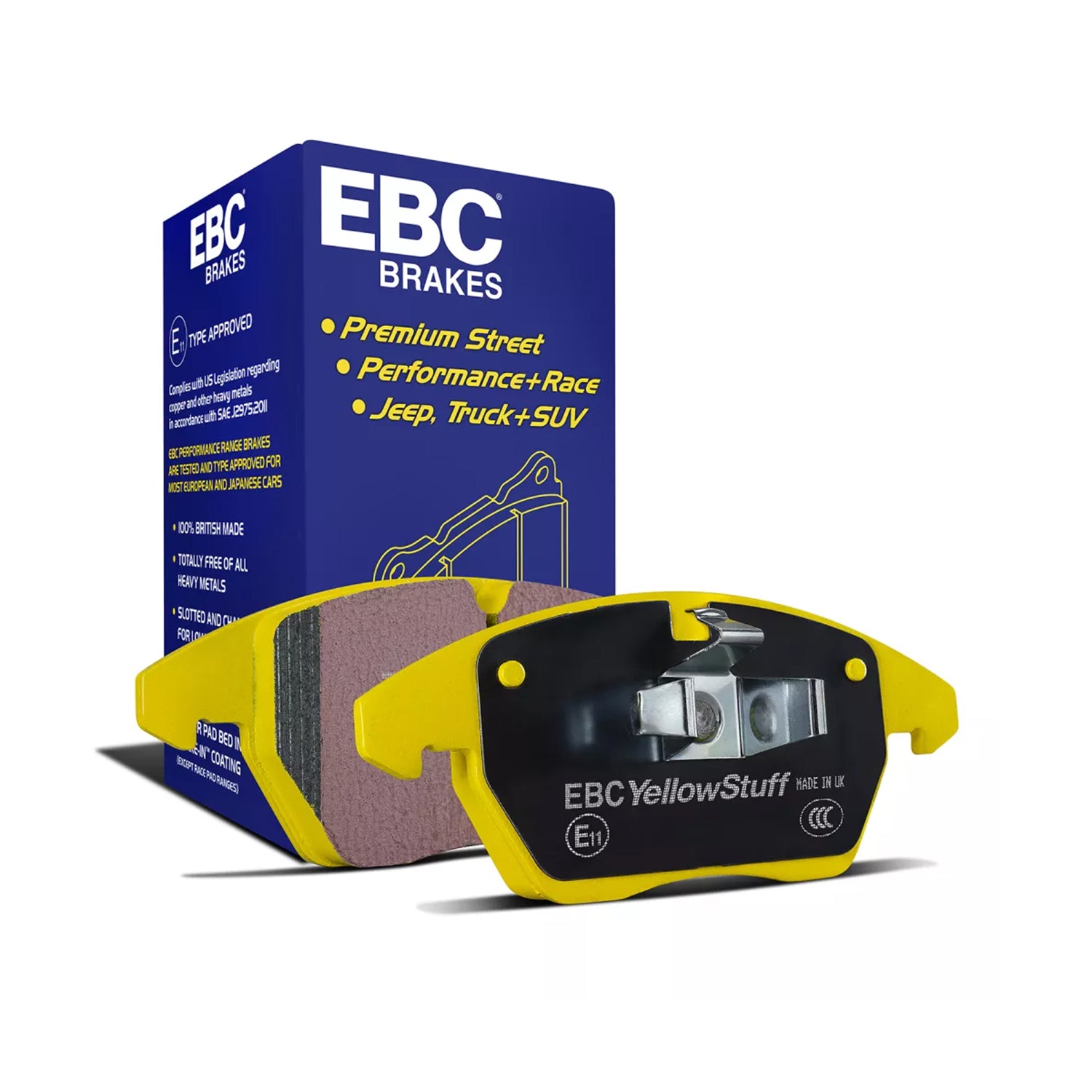 EBC BMW G80/G81 M3, G82/G83 M4 & G87 M2 Yellowstuff Rear Brake Pads DP42089R