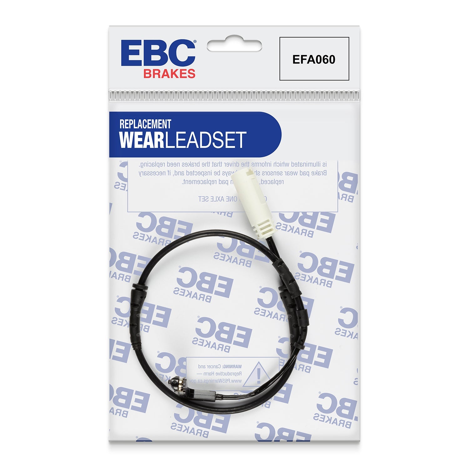 EBC Brake Wear Sensor Lead EFA060 for BMW E81-E88 1 Series, E90-E93 3 Series
