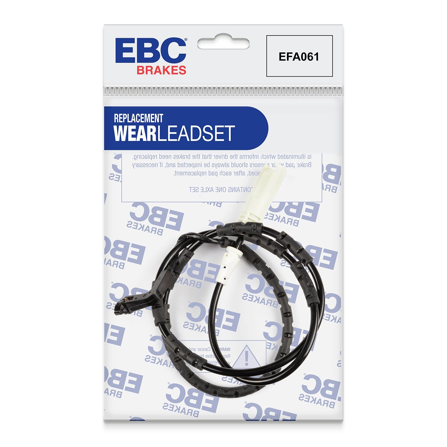 EBC Brake Wear Sensor Lead EFA061 for BMW E81-E88 1 Series, E90-E93 3 Series, M3