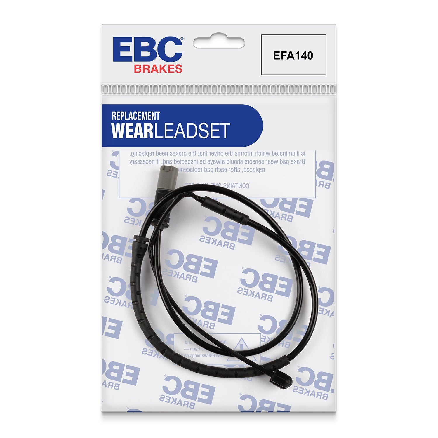 EBC Brake Wear Sensor Lead EFA140 for BMW E70 X5, E71 X6, E70/F85 X5 M, E71/F86 X6 M