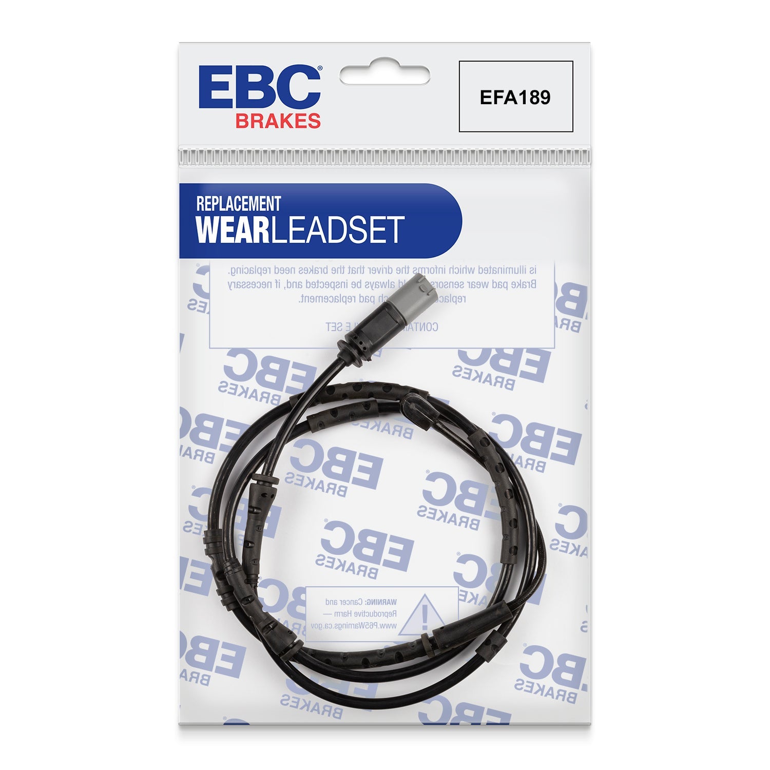 EBC Brake Wear Sensor Lead EFA189 for BMW F25 X3, F26 X4