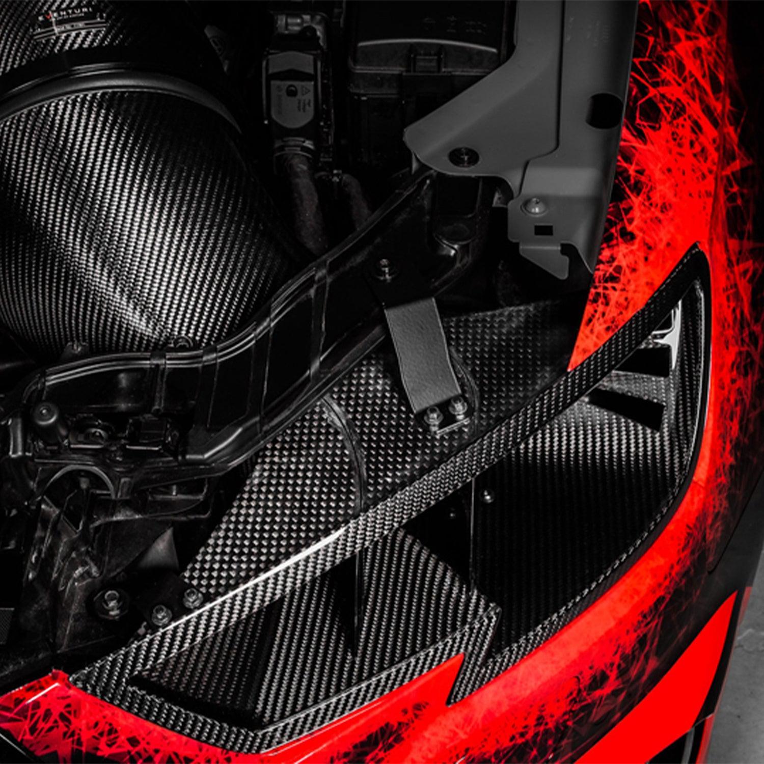 Eventuri Audi RS3 Headlamp Race Intake Duct In Carbon Fibre (8V Facelift)-R44 Performance