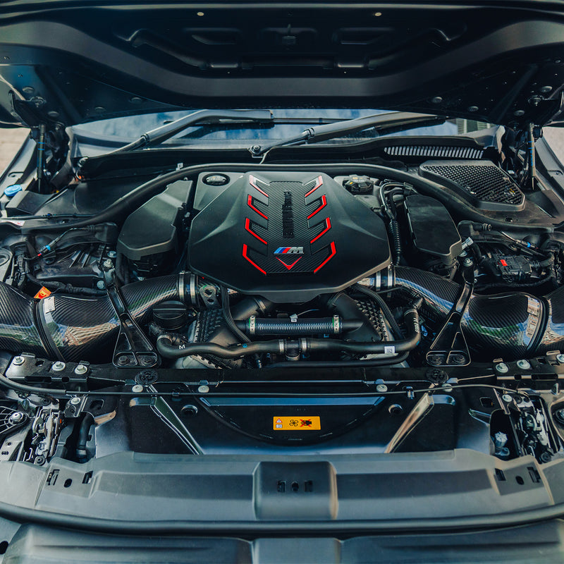 Eventuri BMW G90 & G99 M5 Carbon Fibre Intake System Fitted