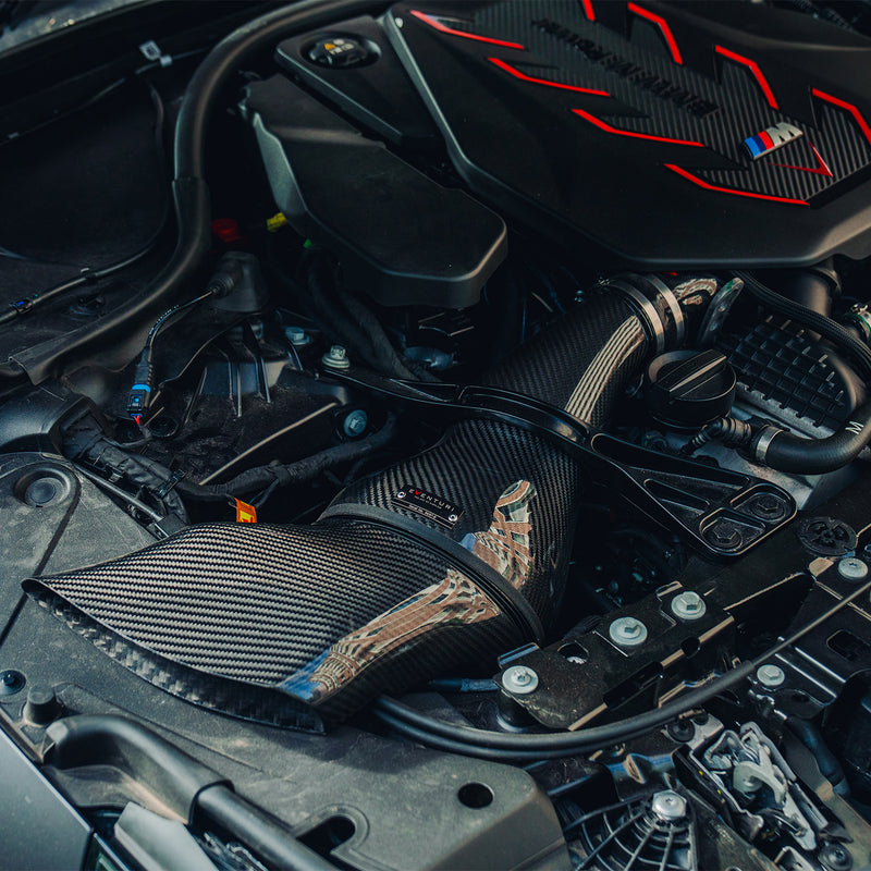 Eventuri BMW G90 & G99 M5 Carbon Fibre Intake System Fitted