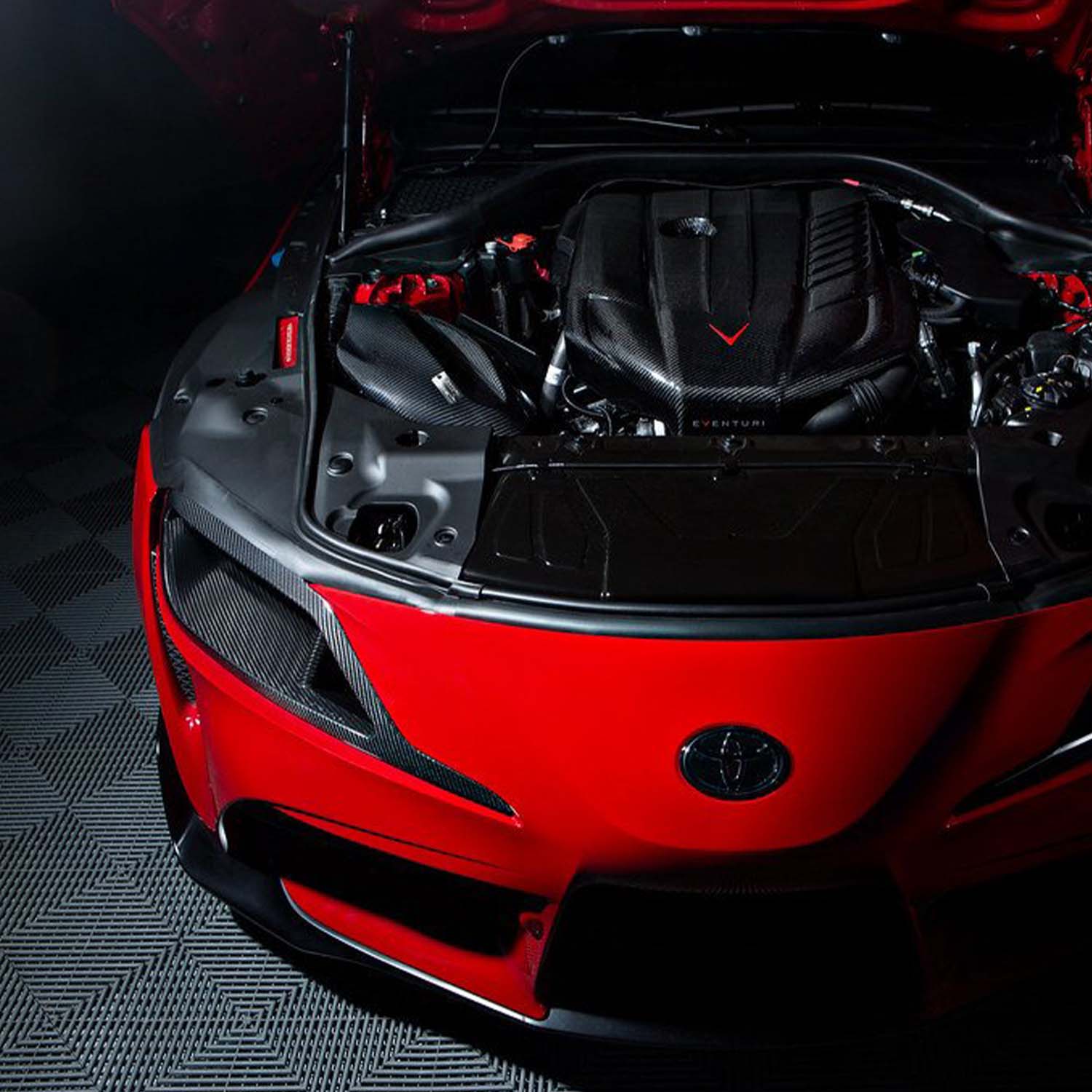 Eventuri Toyota Supra Headlamp Race Intake Duct In Black Carbon Fibre (A90)-R44 Performance