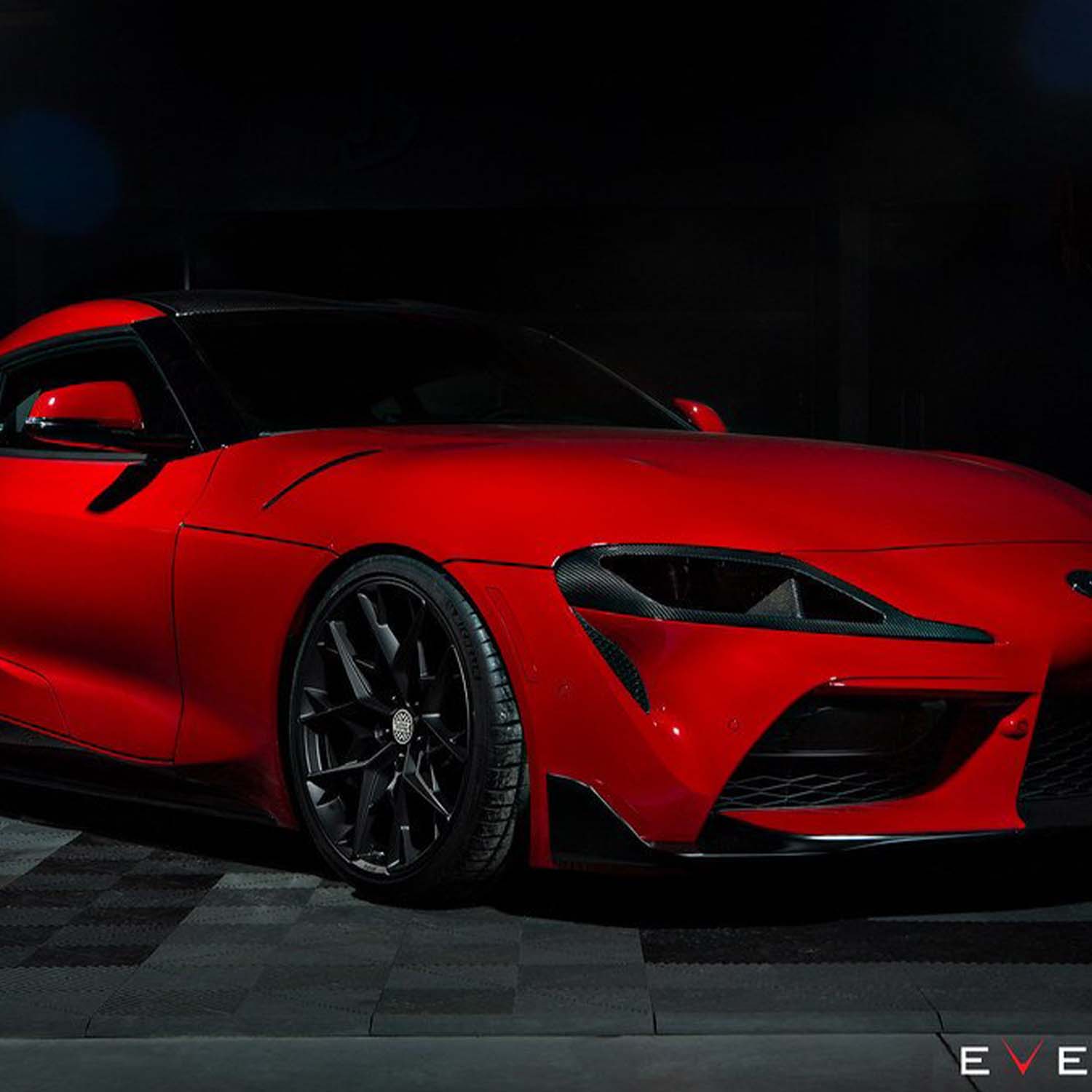 Eventuri Toyota Supra Headlamp Race Intake Duct In Black Carbon Fibre (A90)-R44 Performance