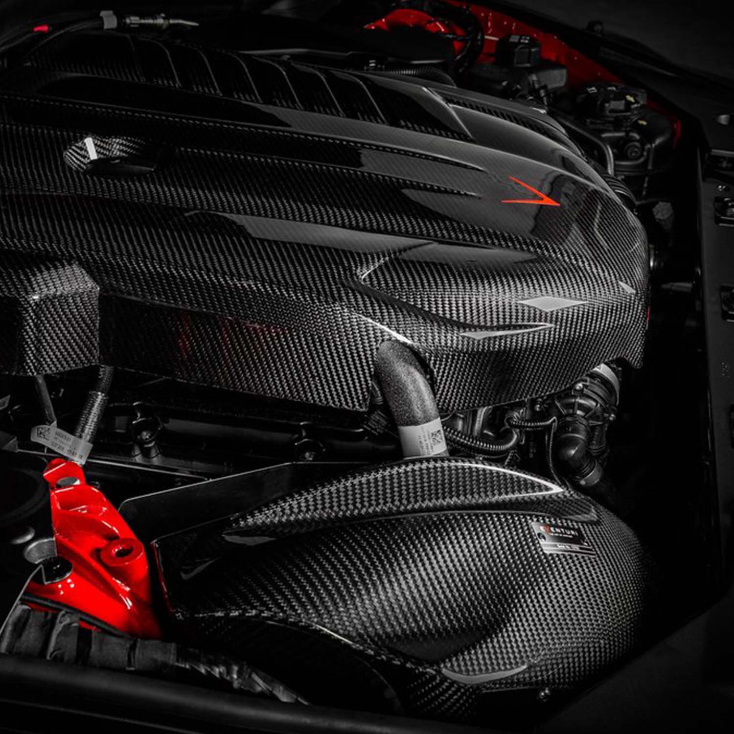 Eventuri Toyota Supra Intake System In Black Carbon Fibre (A90)-R44 Performance