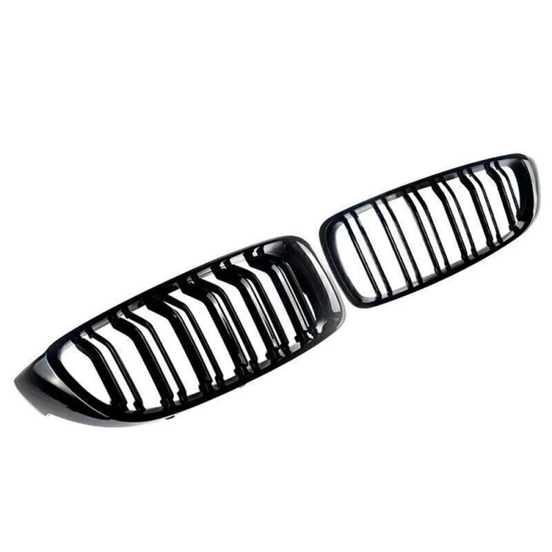 BMW F32, F33 & F36 4 Series Double Slat Gloss Black Front Grille