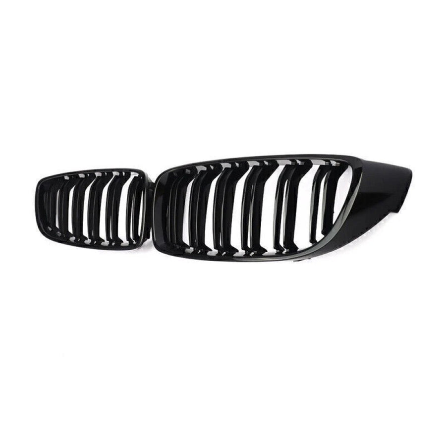 BMW F32, F33 & F36 4 Series Double Slat Gloss Black Front Grille