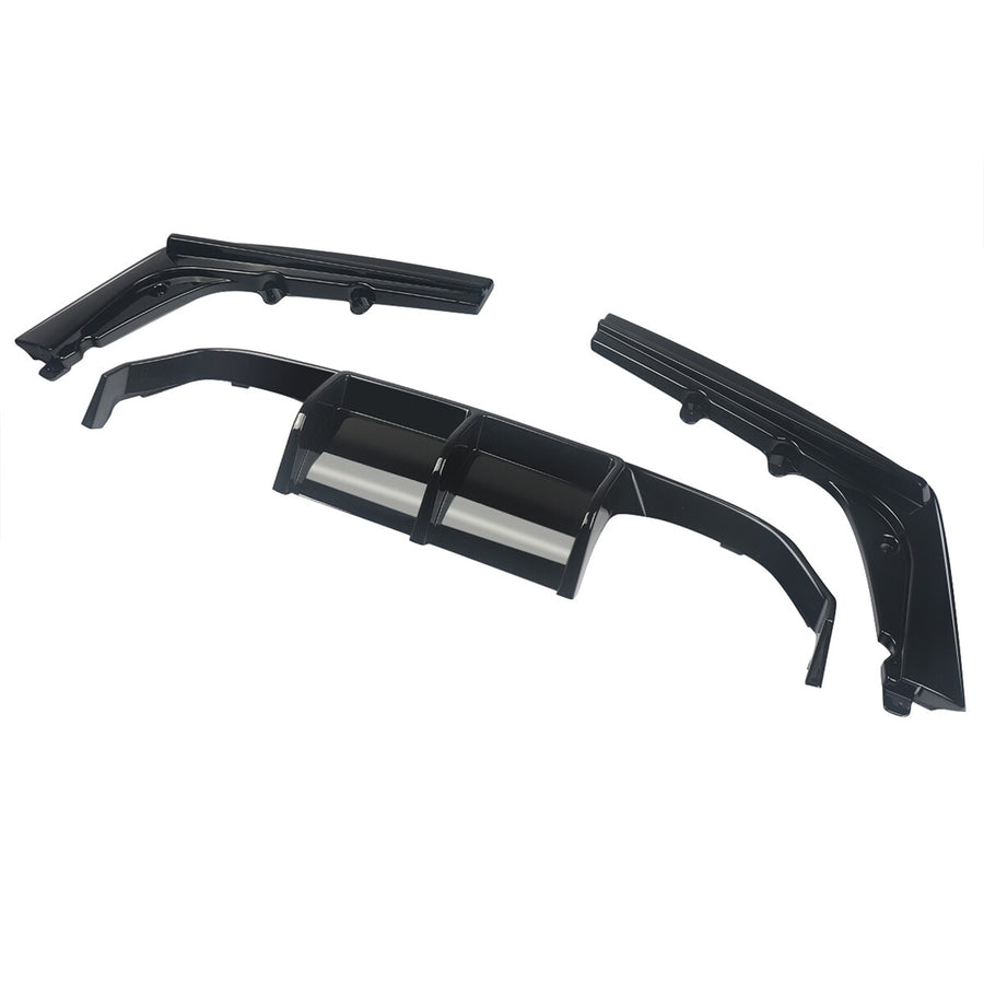 BMW F80 M3 & F82/F83 M4 3-Piece Gloss Black Rear Diffuser