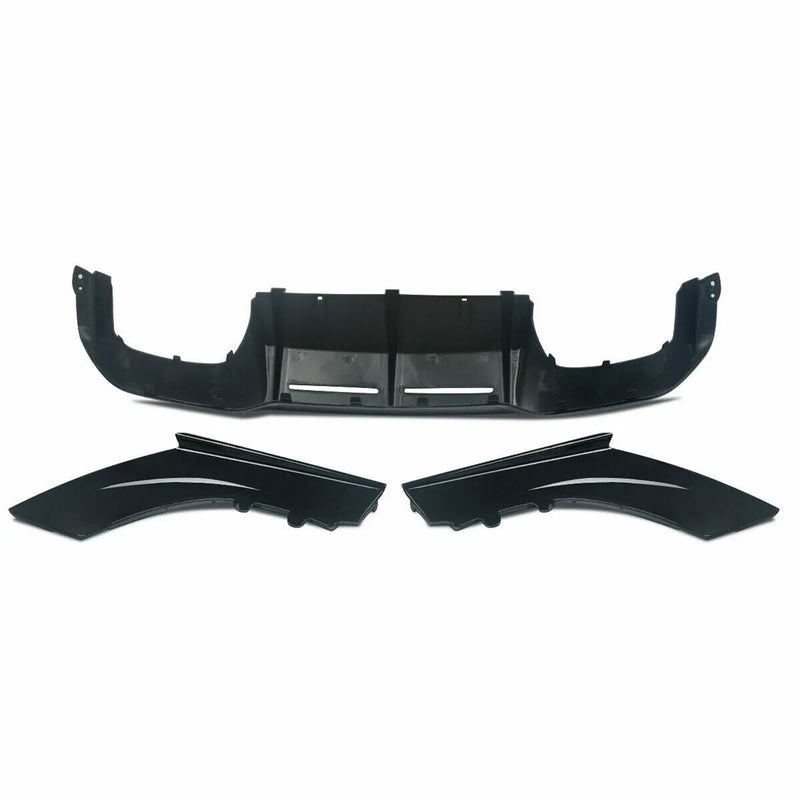 BMW F87 M2 & F87 M2 Competition Gloss Black 3-Piece Rear Diffuser