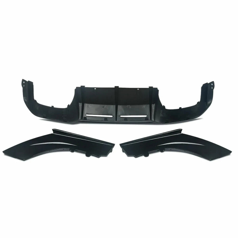 BMW F87 M2 & F87 M2 Competition Gloss Black 3-Piece Rear Diffuser