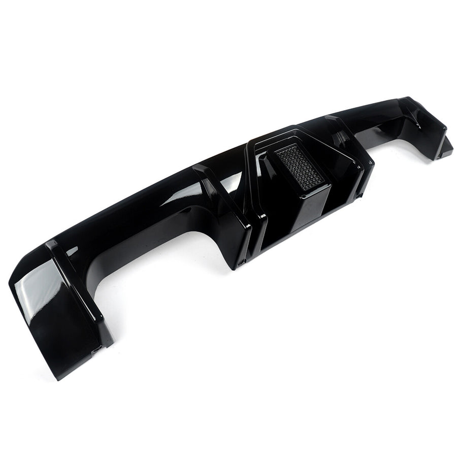 BMW G80/G81 M3 & G82/G83 M4 Gloss Black Rear Diffuser With LED