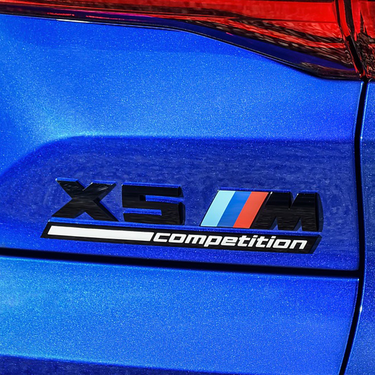 Genuine BMW F95 X5M Competition Gloss Black Rear Badge 51148096408