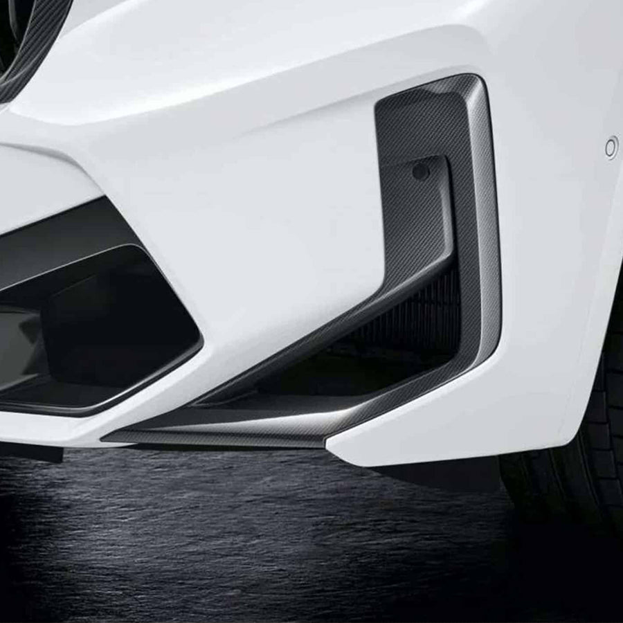 Genuine BMW F97 X3M & F98 X4M M Performance Carbon Fibre Front Air Inlet Ducts 51115A28F74 & 51115A28F75