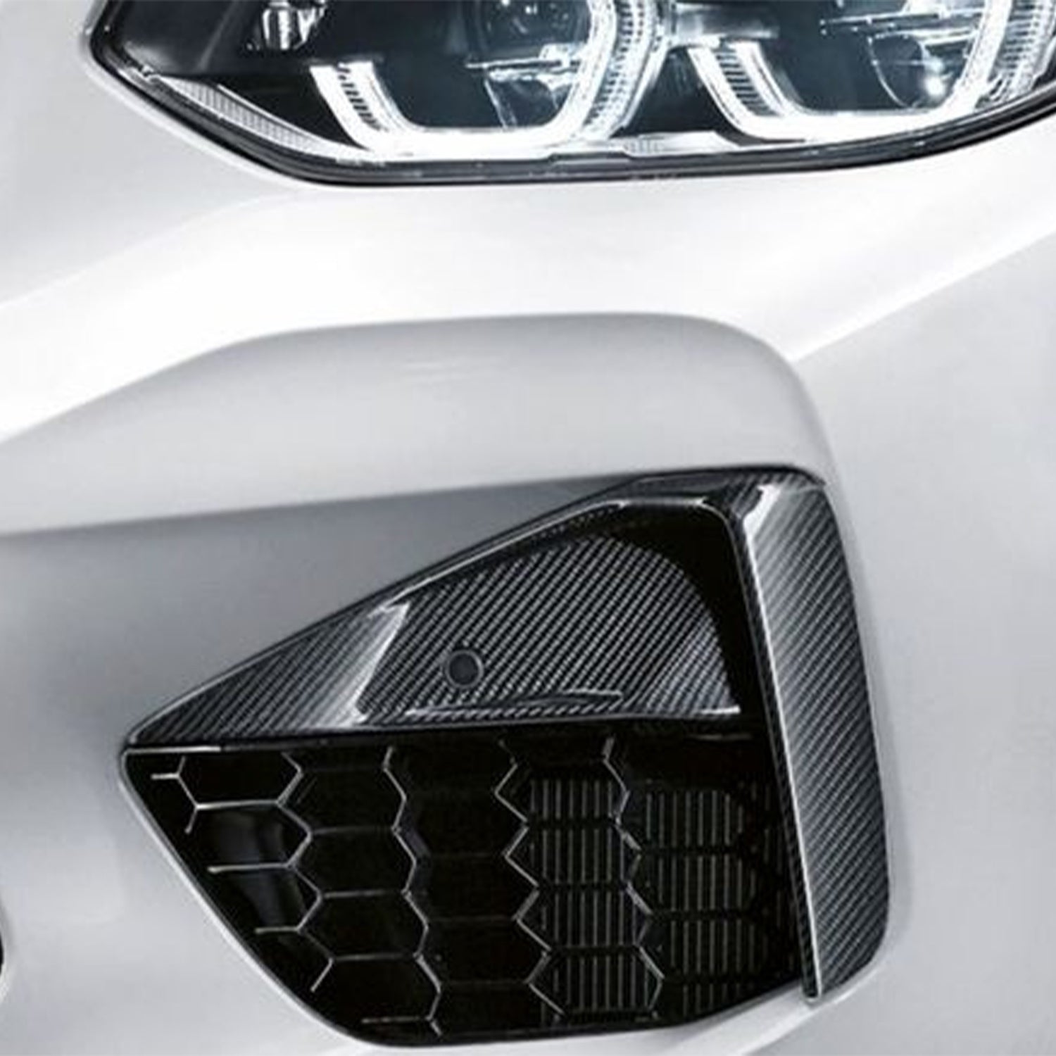 Genuine BMW F97 X3M & F98 X4M Pre-LCI M Performance Carbon Fibre Front Air Inlet Ducts 51118077061 & 51118077062