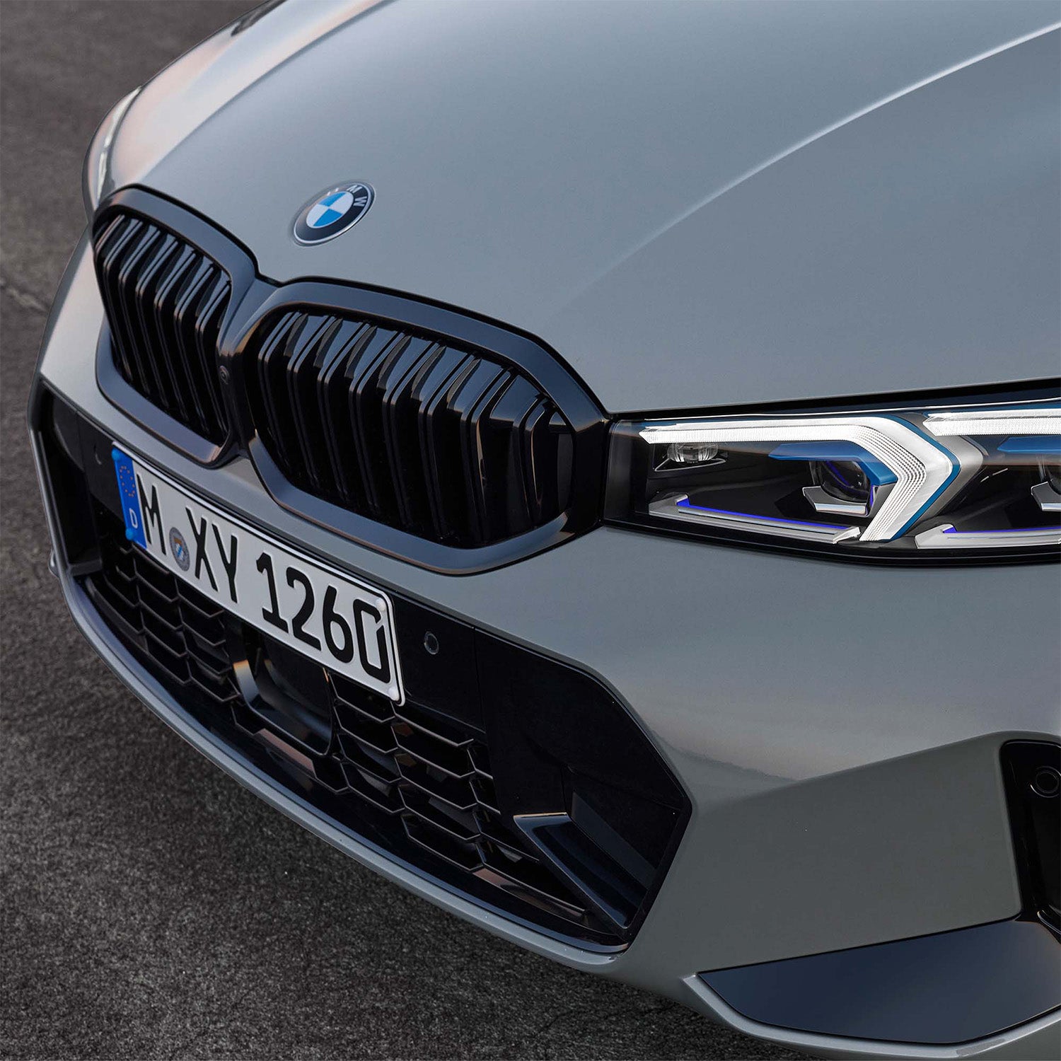 Genuine BMW G20 G21 3 Series LCI Front Grille In Gloss Black