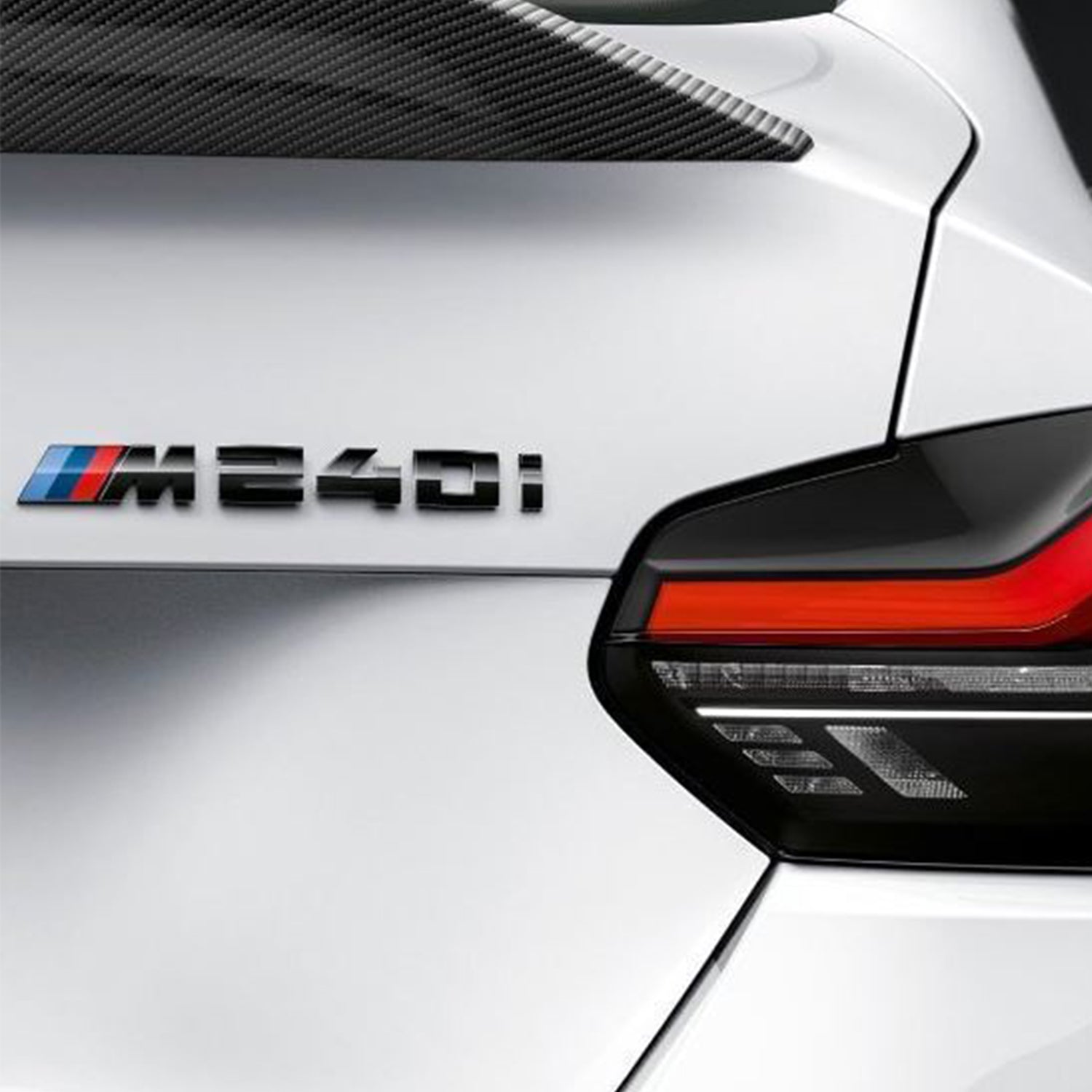 Genuine BMW G42 M240i OEM Rear Model Badge In Gloss Black 51142472854
