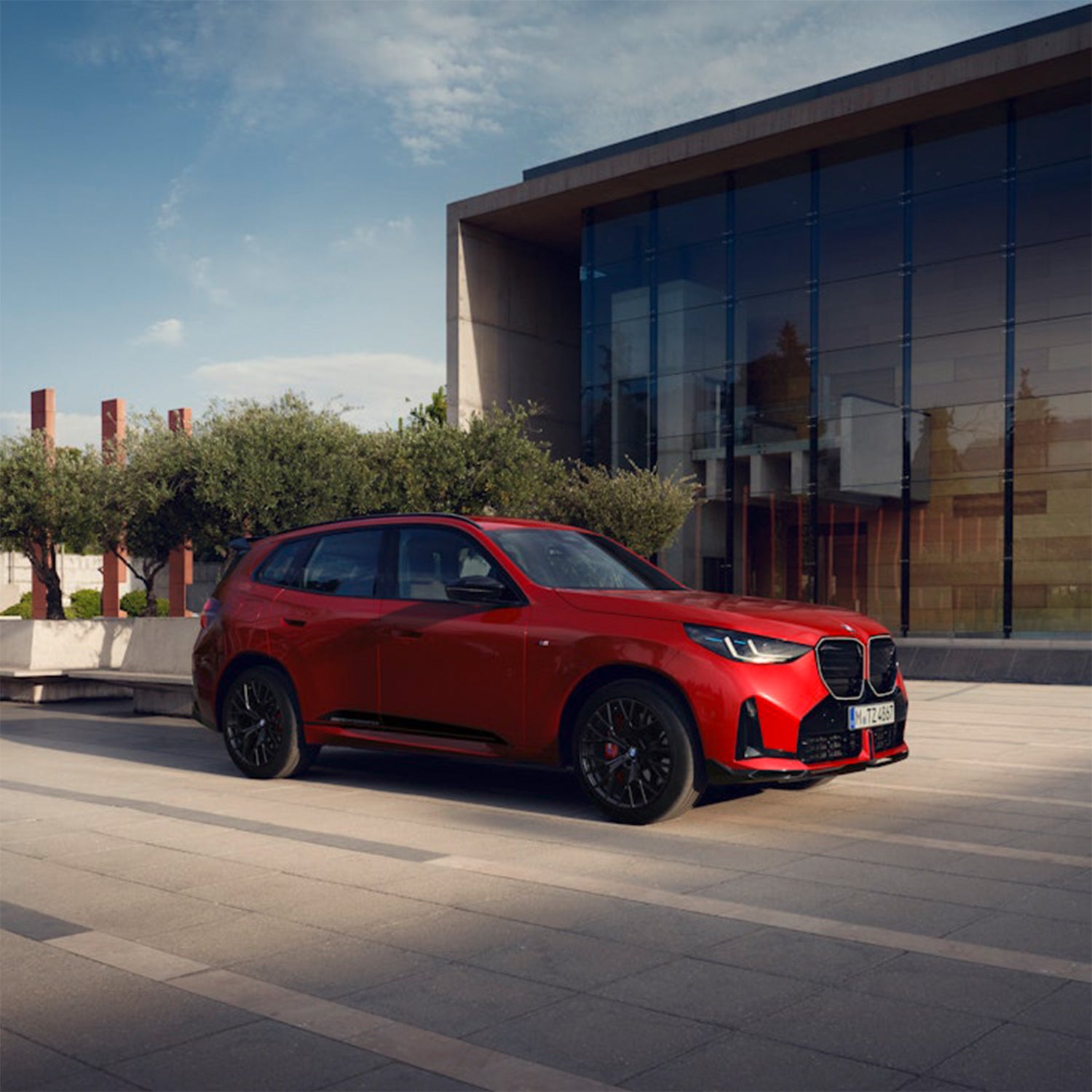 Genuine BMW G45 X3 M Performance Gloss Black Front Splitter