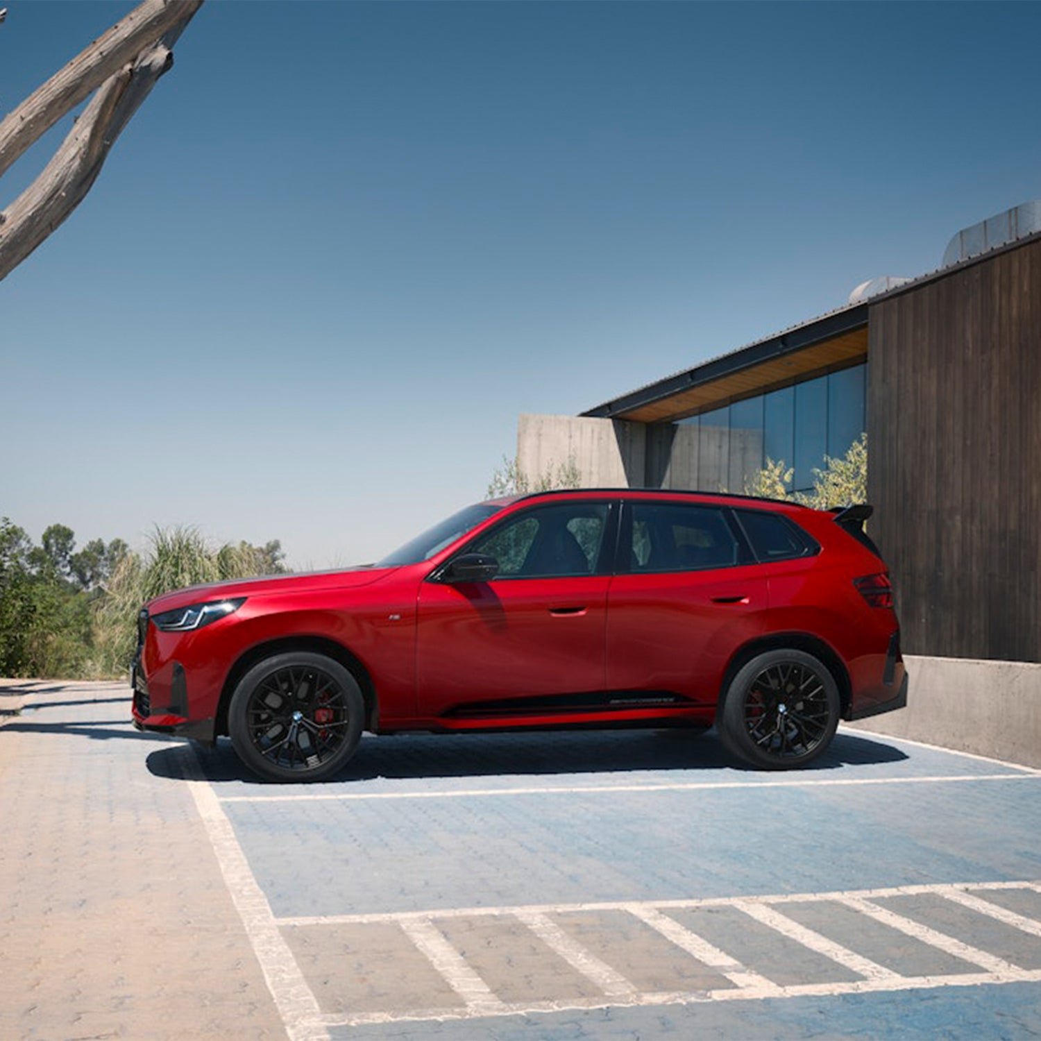 Genuine BMW G45 X3 M Performance Gloss Black Front Splitter