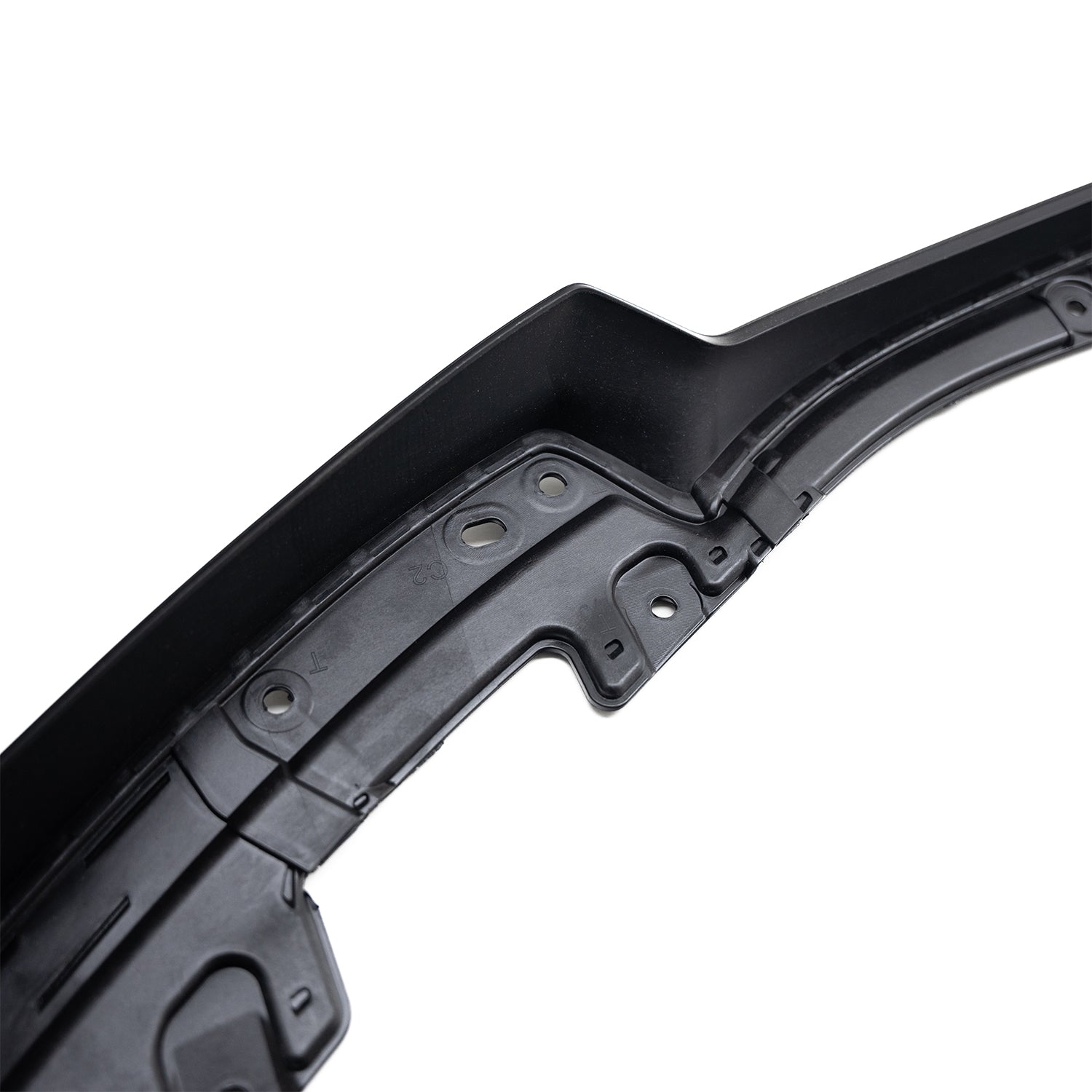 Closeup Of Underneath Genuine BMW G87 M2 CS OEM Front Splitter 51117874202