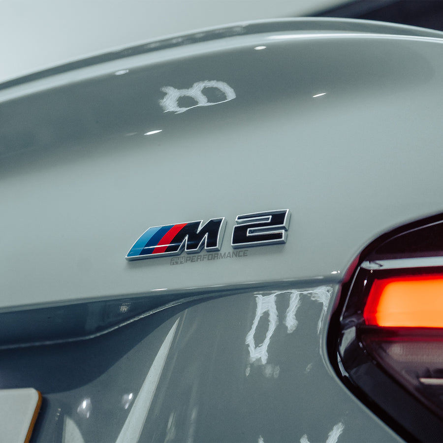 Genuine BMW G87 M2 LCI Gloss Black Front & Rear Badges Set
