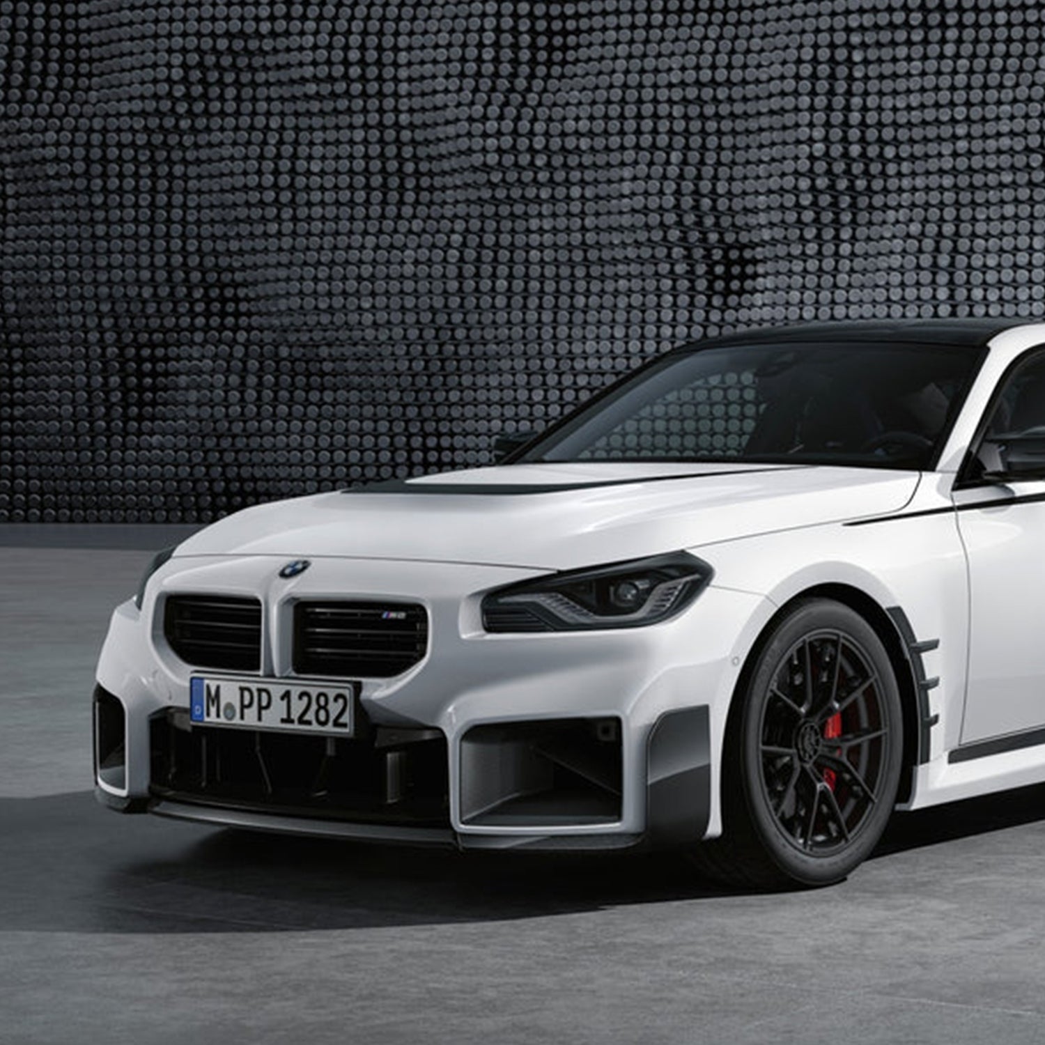 Genuine BMW G87 M2 M Performance Carbon Fibre Front Splitter Fitted