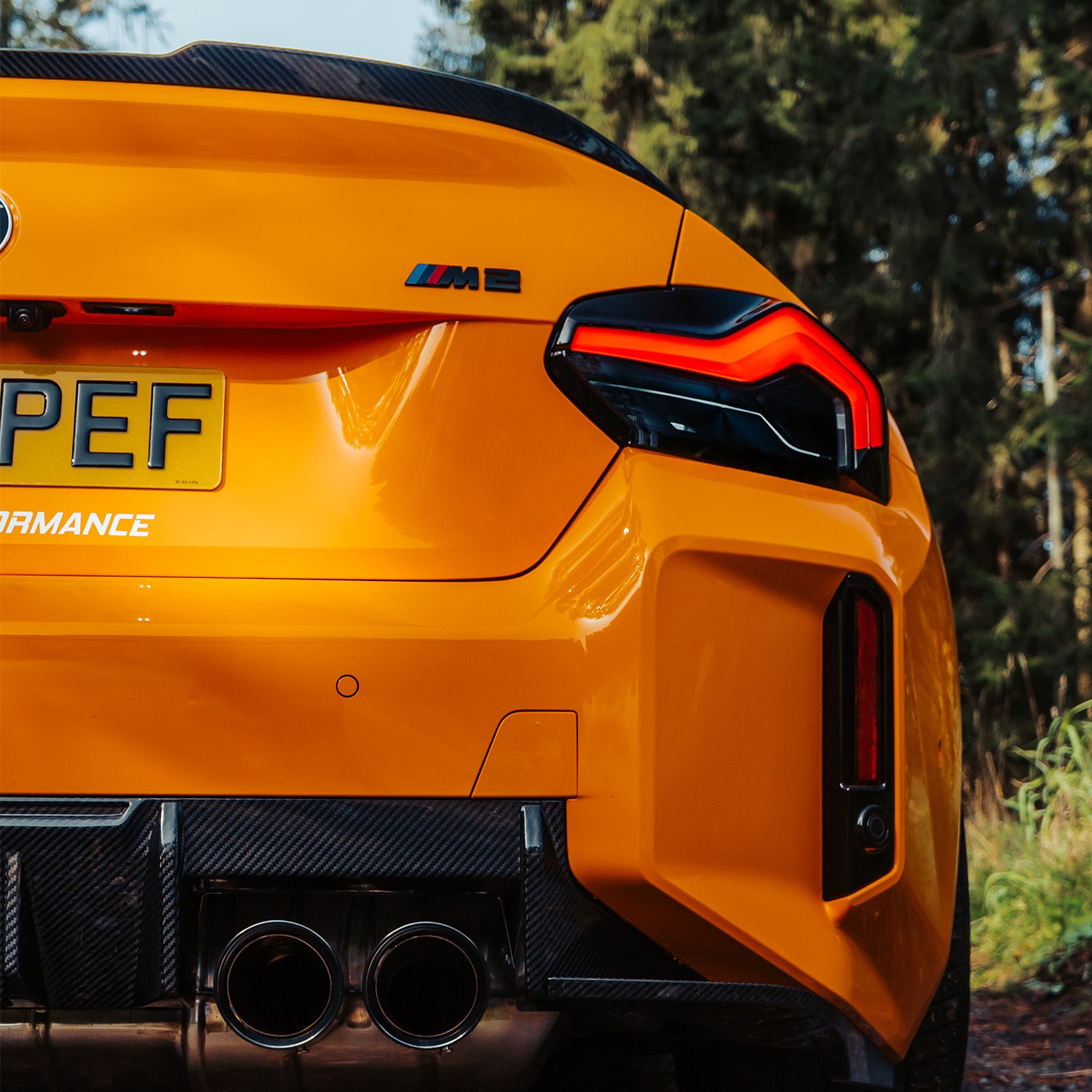 Genuine BMW G87 M2 Model Badge In Gloss Black