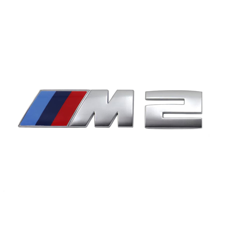 Genuine BMW G87 M2 Pre-LCI Rear Badge In Silver