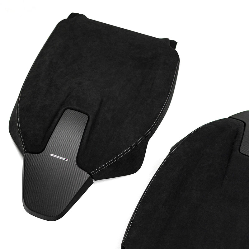 Genuine BMW G Series Seat Backs In Carbon Fibre & Alcantara - G80 G81 M3, F97 X3M, F98 X4M & F91 M8 Gran Coupe