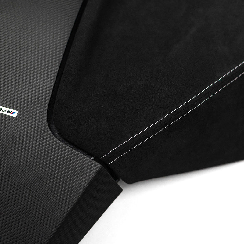 Genuine BMW G Series Seat Backs In Carbon Fibre & Alcantara - G80 G81 M3, F97 X3M, F98 X4M & F91 M8 Gran Coupe
