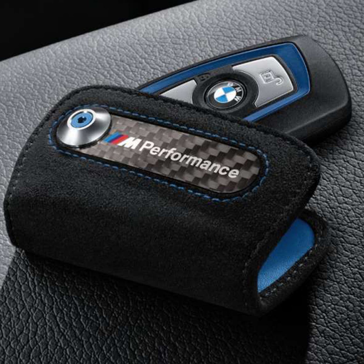 Genuine BMW M Performance Key Case In Alcantara