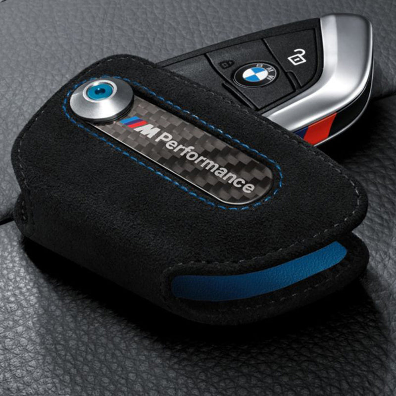 Genuine BMW M Performance Key Case In Alcantara