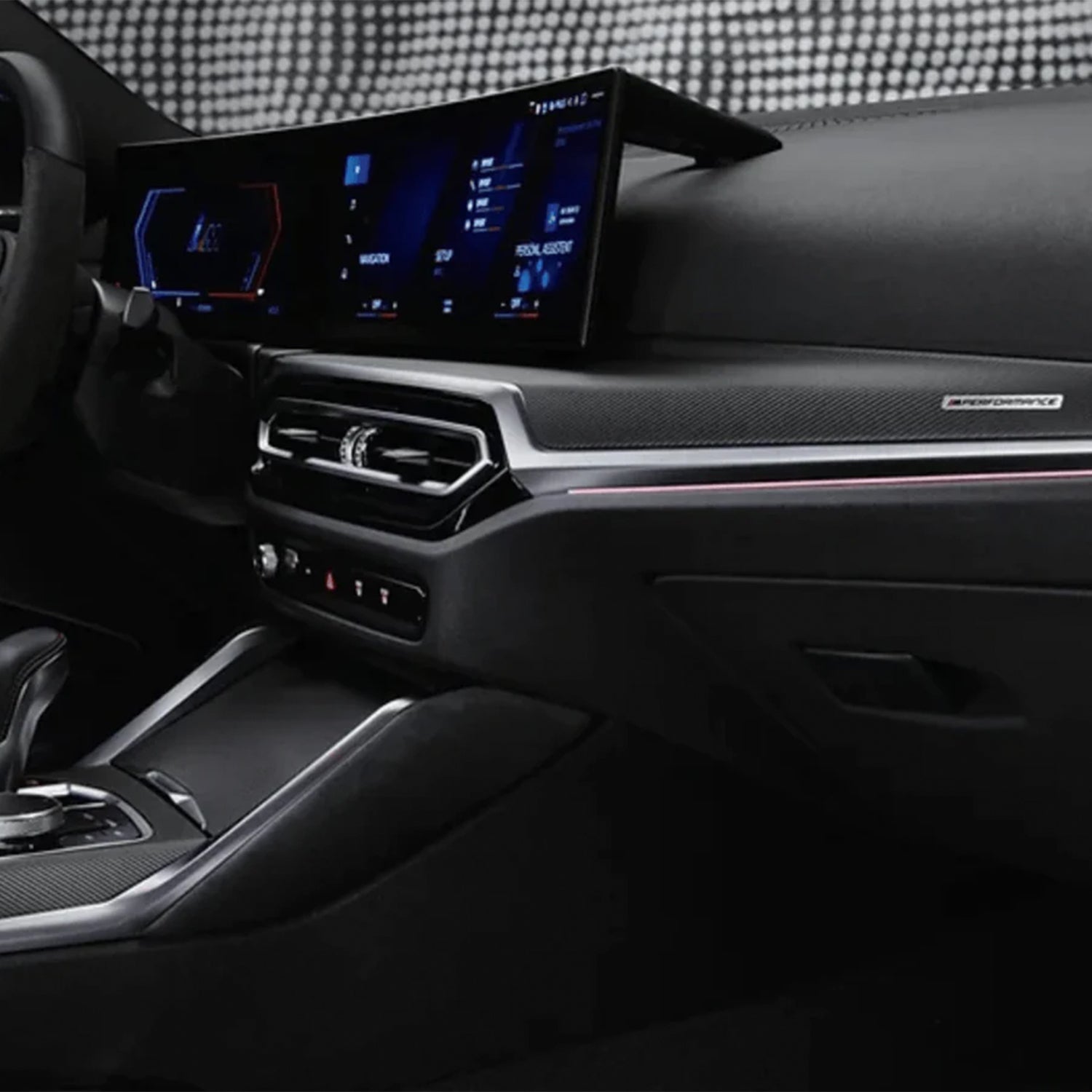 Genuine BMW M Performance G Series LCI Interior Trim Kit In Carbon Fibre & Alcantara (For Vehicles w/ Big Display)